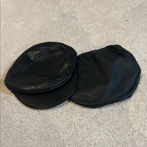 Harley-Davidson Black Leather Caps